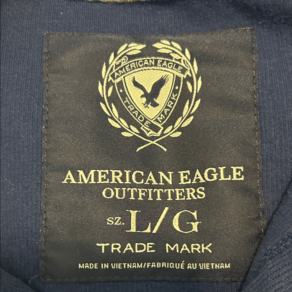 American Eagle Outfitters Men's Cobalt Blue Sweater Size Large - Picture 8 of 9